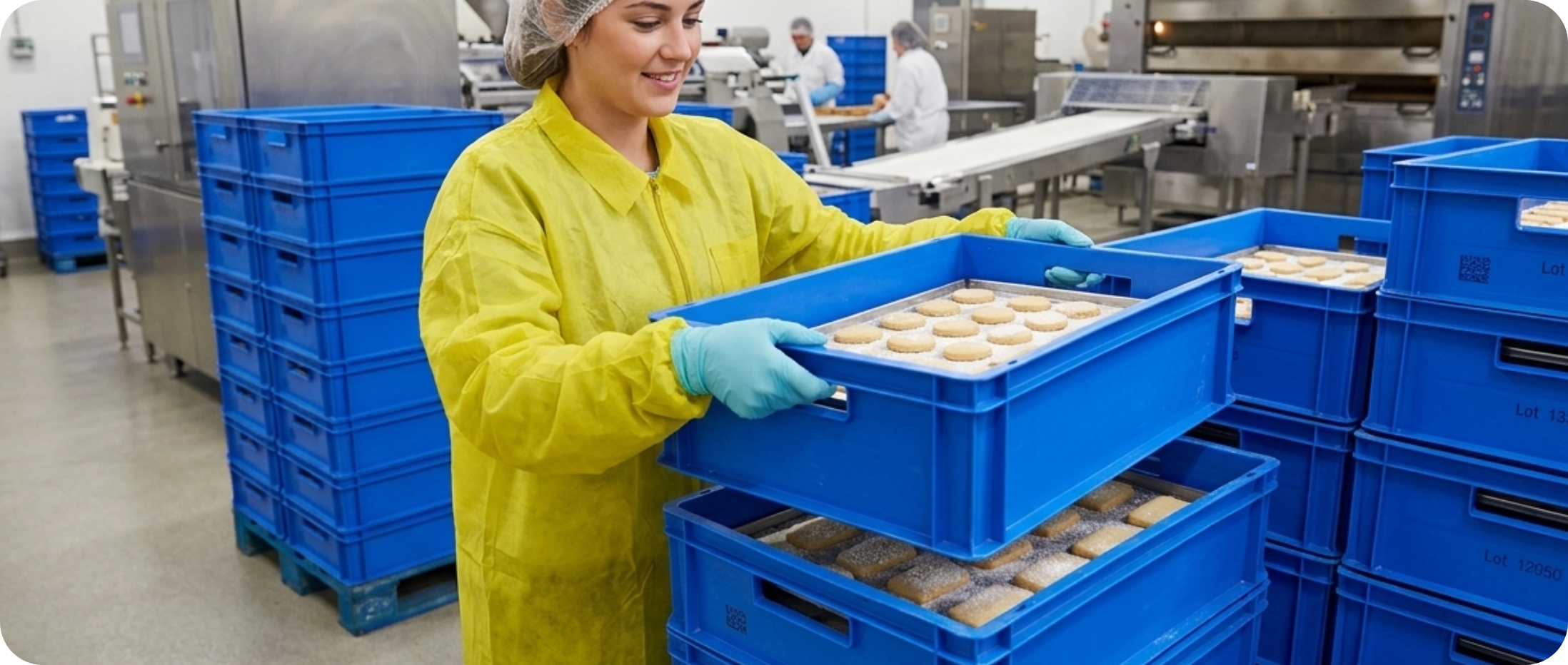 Box detectabili Wirfly: gestisci la movimentazione degli ingredienti senza contaminazioni